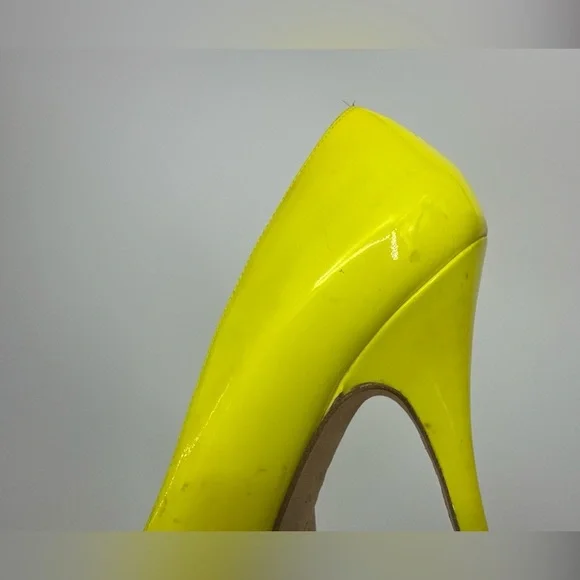 Kate Spade New York Women’s Yellow Heels Size 8 Shoes - Picture 5 of 9